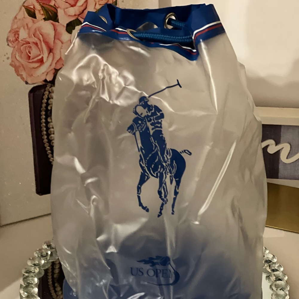 Polo Ralph Lauren US Open Clear Backpack Bucket Bag - Picture 4 of 12